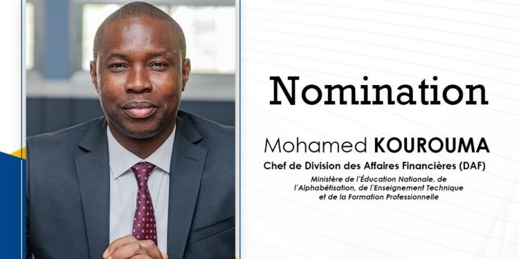 Guinée – MENA-ETFP : Mohamed Kourouma nommé chef de la Division des Affaires Financières