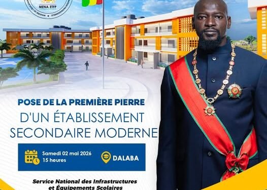 Éducation en Guinée : Dalaba lance le chantier d'un lycée moderne pour sa jeunesse