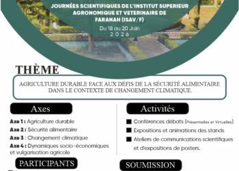Recherche agronomique : L’ISAV de Faranah lance ses premières Journées Scientifiques