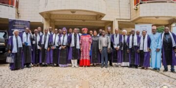 Enseignement supérieur : la ministre Djami Diallo en visite de travail à l’Académie des Sciences de Guinée